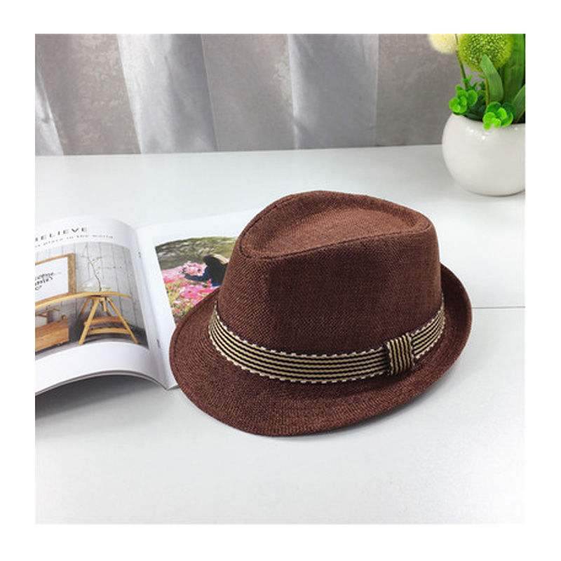 Children's performance jazz straw hat - Mubimart