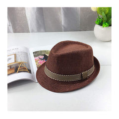 Children's performance jazz straw hat - Mubimart -  