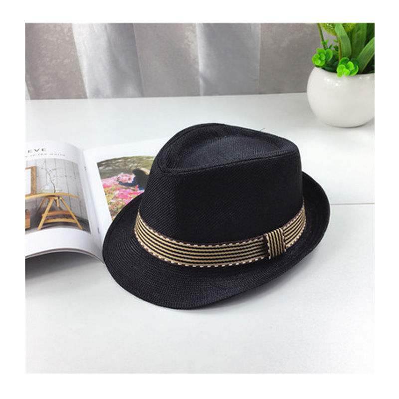 Children's performance jazz straw hat - Mubimart