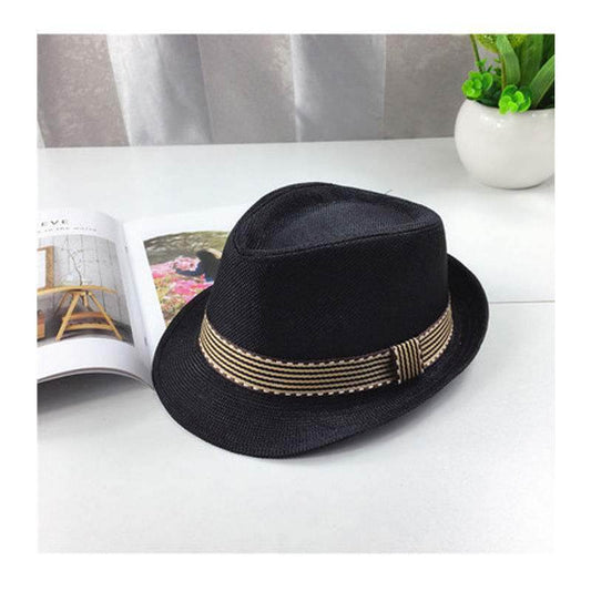 Children's performance jazz straw hat - Mubimart