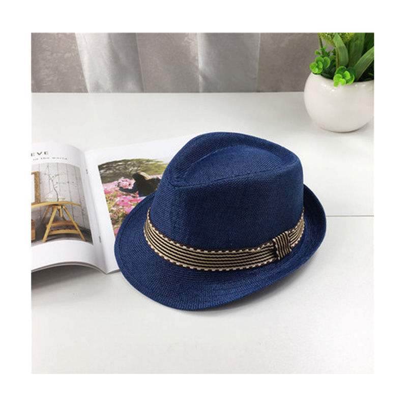 Children's performance jazz straw hat - Mubimart