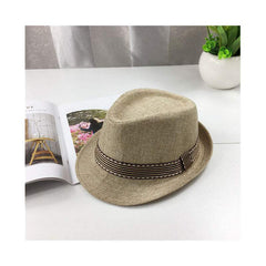 Children's performance jazz straw hat - Mubimart - Hat 