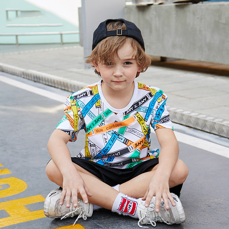 Children's printed T-shirt - Mubimart -  