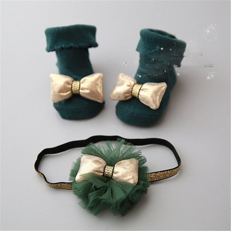 Children's short socks headband accessories - Mubimart -  