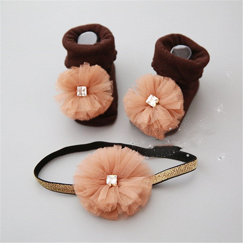 Children's short socks headband accessories - Mubimart -  