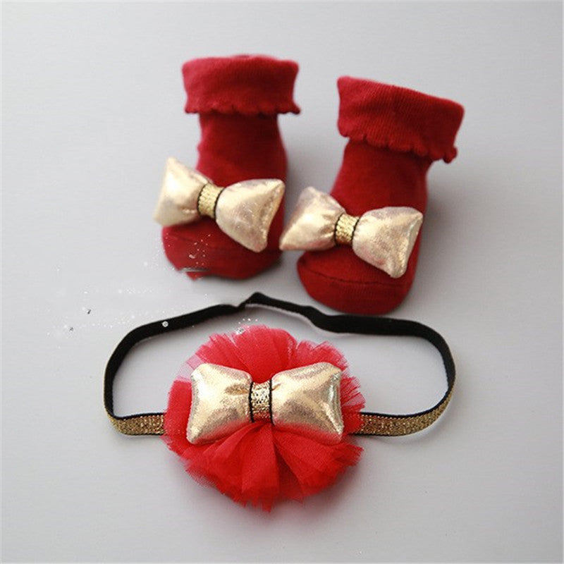 Children's short socks headband accessories - Mubimart -  