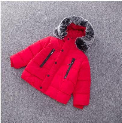 Children's thick cotton jacket - Mubimart -  