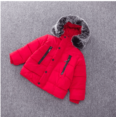Children's thick cotton jacket - Mubimart
