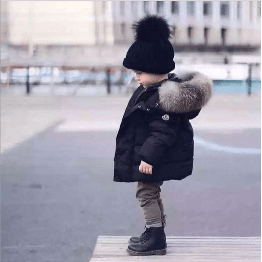Children's thick cotton jacket - Mubimart