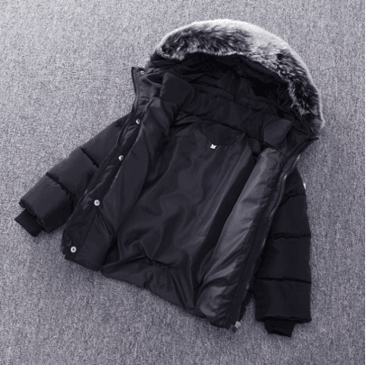 Children's thick cotton jacket - Mubimart
