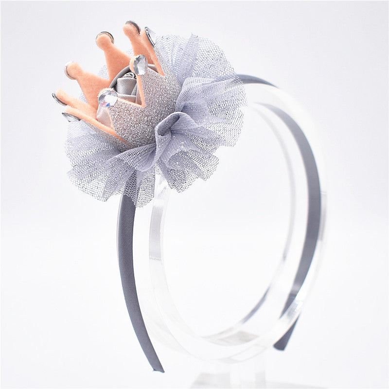 Children's tiara female baby crown headband - Mubimart - Hair accessories 