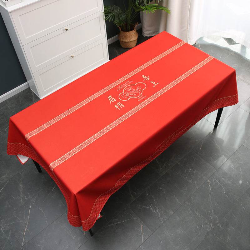 Chinese Cotton And Linen Tablecloth Wedding Tablecloth - Mubimart