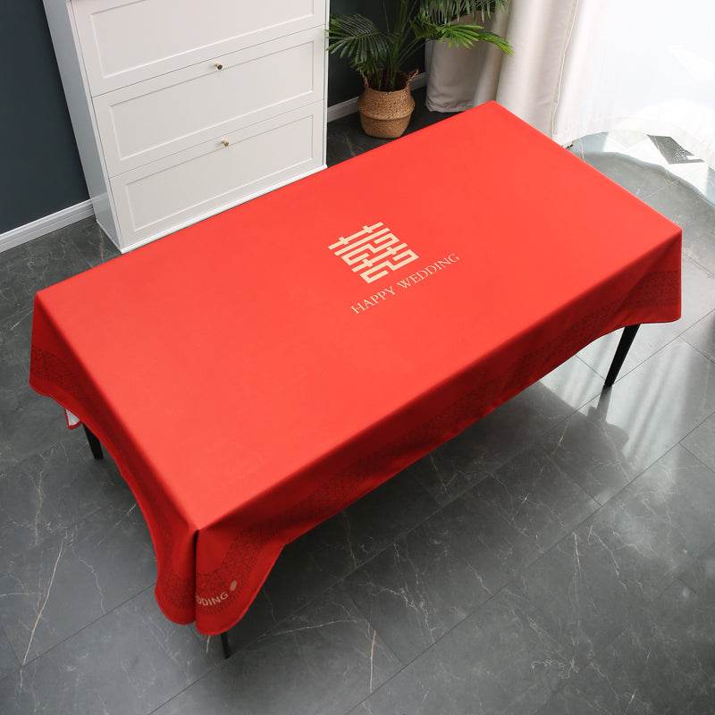 Chinese Cotton And Linen Tablecloth Wedding Tablecloth - Mubimart