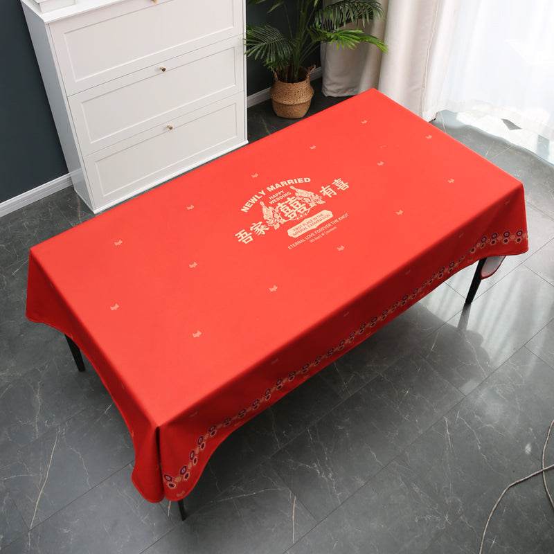 Chinese Cotton And Linen Tablecloth Wedding Tablecloth - Mubimart