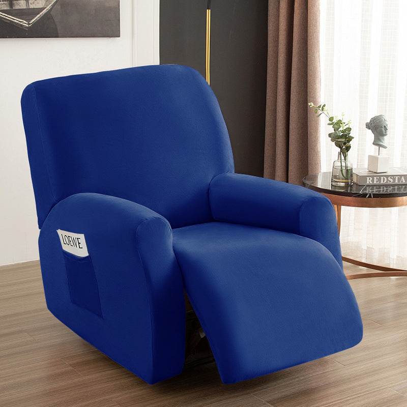Chivas Recliner Cover All Inclusive Elastic Silver Fox Velvet Sofa Cover - Mubimart