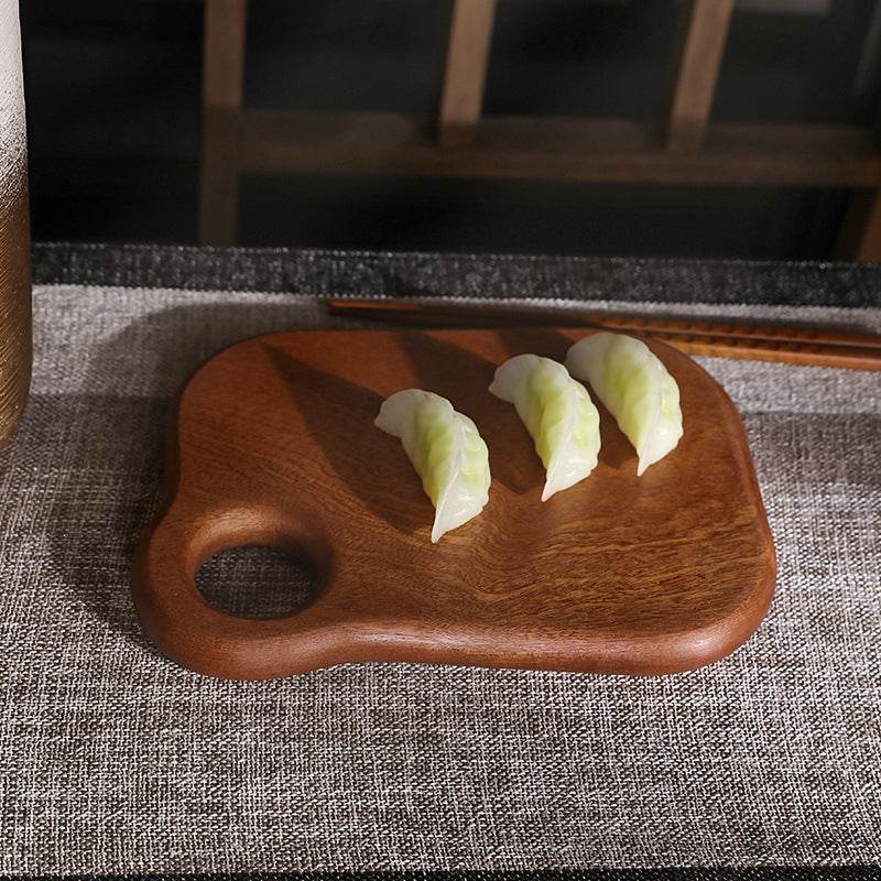 Chopping Board Ebony Solid Wood Cutting Board Kitchen Household Cutting Board - Mubimart