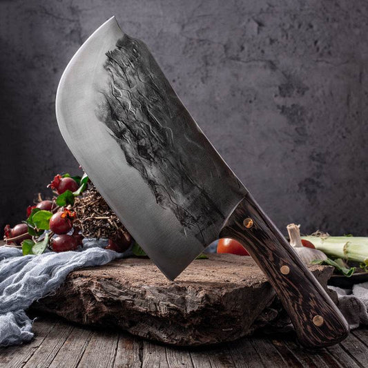 Chopping Knife Thickening Bone-chopping Knife Forging Old Kitchen Knife - Mubimart