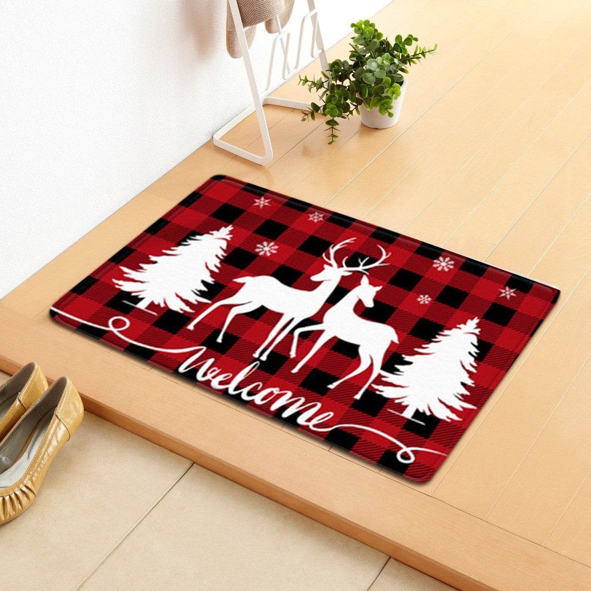 Christmas Carpet Hot Sale Floor Mat Bathroom Living Room Rug - Mubimart
