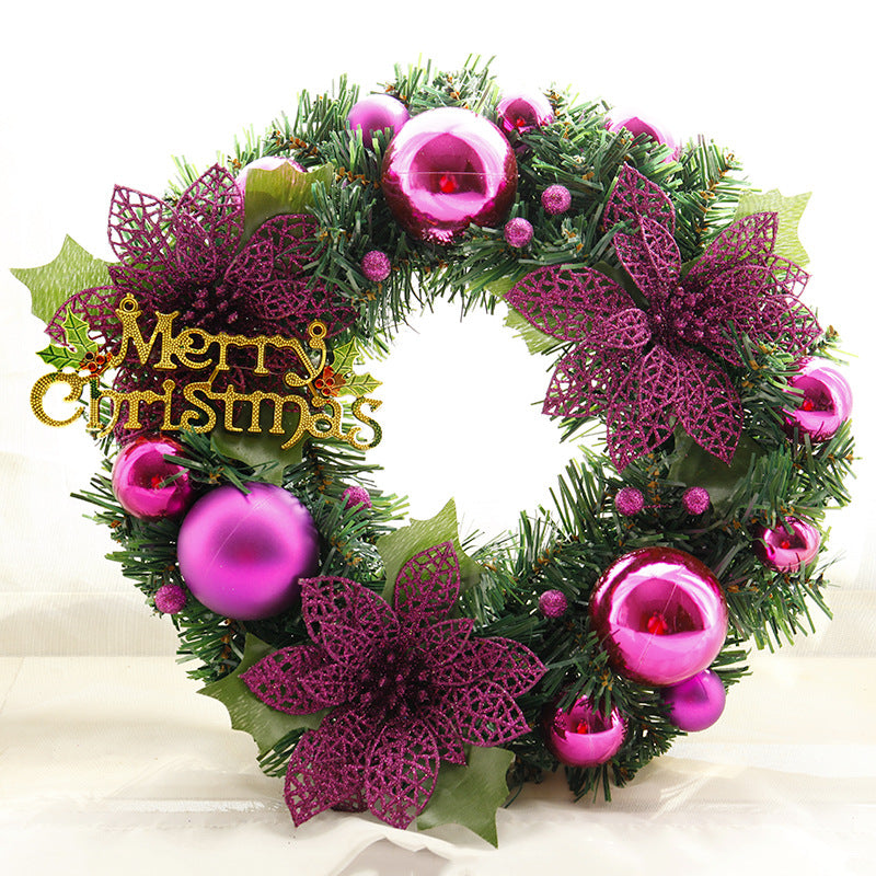 Christmas Decorations Christmas Wreath Home Decor For Home Garden Decorations Mall Door Decoration - Mubimart -  