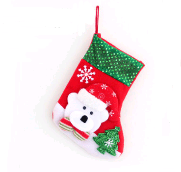 Christmas Decorations Santa Claus Socks Christmas Tree Pendant Christmas Socks Gift Bag Christmas Bag - Mubimart