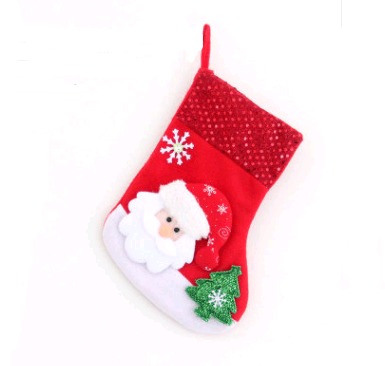 Christmas Decorations Santa Claus Socks Christmas Tree Pendant Christmas Socks Gift Bag Christmas Bag - Mubimart