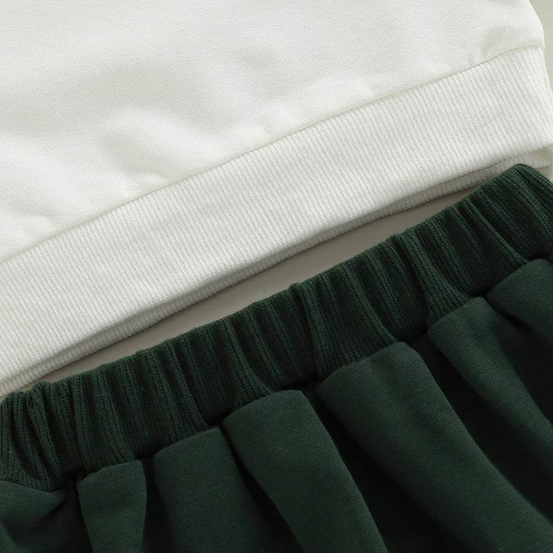 Christmas Dress Baby Two Piece Set - Mubimart