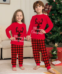 Christmas Family Matching Pajamas Set Christmas Holiday PJs Elk Top Pants Set Pajamas For Family Mom Dad Kids Baby - Mubimart -  