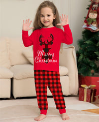 Christmas Family Matching Pajamas Set Christmas Holiday PJs Elk Top Pants Set Pajamas For Family Mom Dad Kids Baby - Mubimart -  