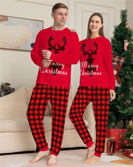 Christmas Family Matching Pajamas Set Christmas Holiday PJs Elk Top Pants Set Pajamas For Family Mom Dad Kids Baby - Mubimart -  