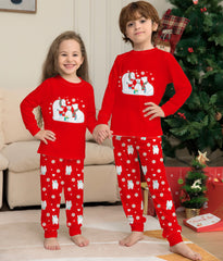 Christmas Family Pajamas Matching Sets Christmas Sleepwear Parent-Child Pjs Outfit For Christmas Holiday Xmas Party - Mubimart -  