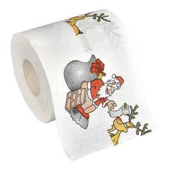 Christmas Toilet Roll Paper Home Santa Claus Bath Toilet Roll Paper Christmas Supplies Xmas Decor Tissue Roll - Mubimart -  