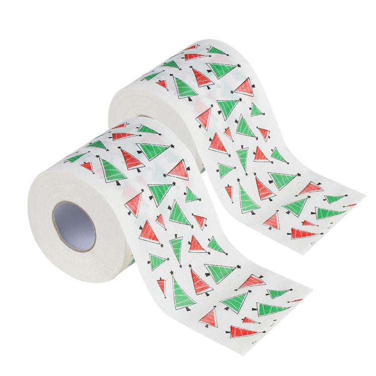 Christmas Toilet Roll Paper Home Santa Claus Bath Toilet Roll Paper Christmas Supplies Xmas Decor Tissue Roll - Mubimart -  