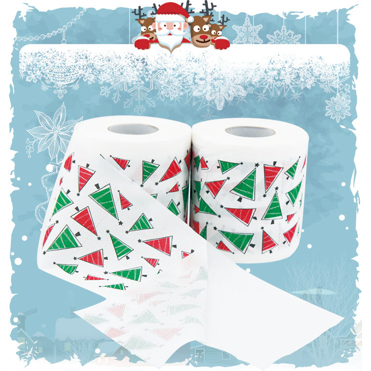 Christmas Toilet Roll Paper Home Santa Claus Bath Toilet Roll Paper Christmas Supplies Xmas Decor Tissue Roll - Mubimart -  