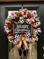 Christmas bow garland - Mubimart -  