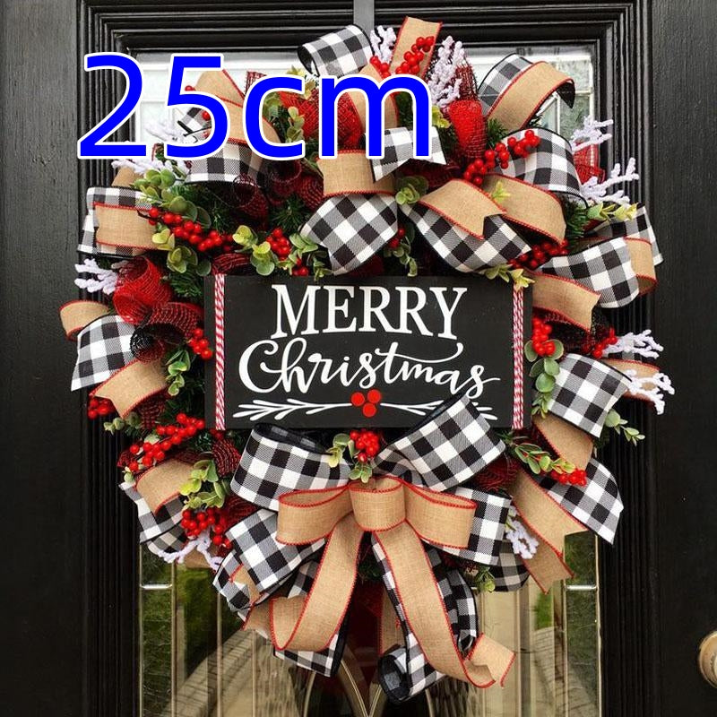 Christmas bow garland - Mubimart -  