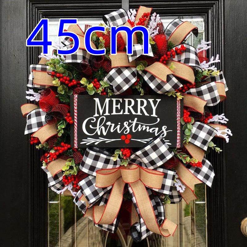 Christmas bow garland - Mubimart