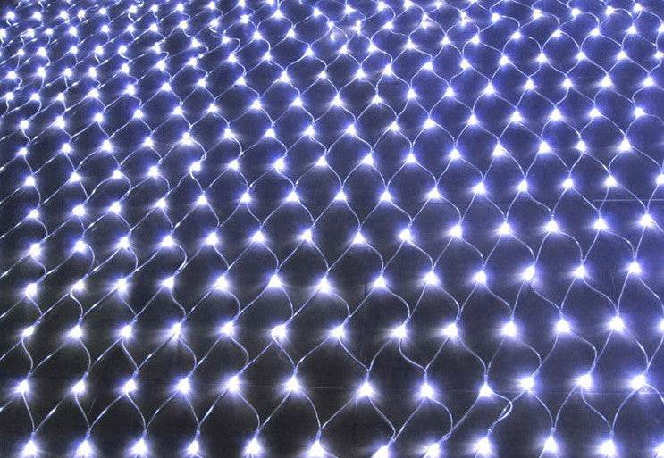 Christmas led lights string lights outdoor waterproof fishnet lights full of stars paved holiday lights wedding ins decorative lights - Mubimart