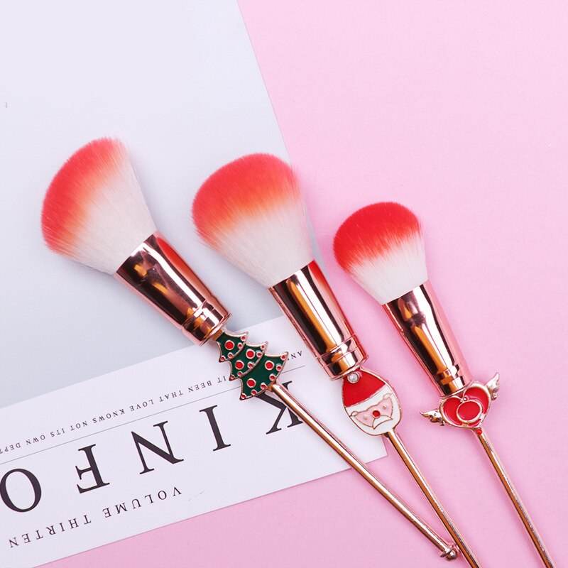 Christmas moose makeup brush set brush - Mubimart