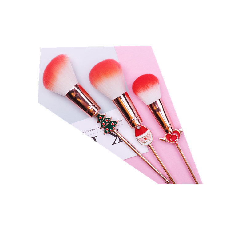 Christmas moose makeup brush set brush - Mubimart -  