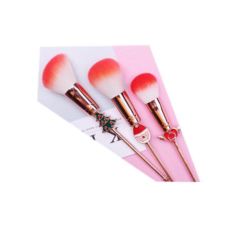 Christmas moose makeup brush set brush - Mubimart