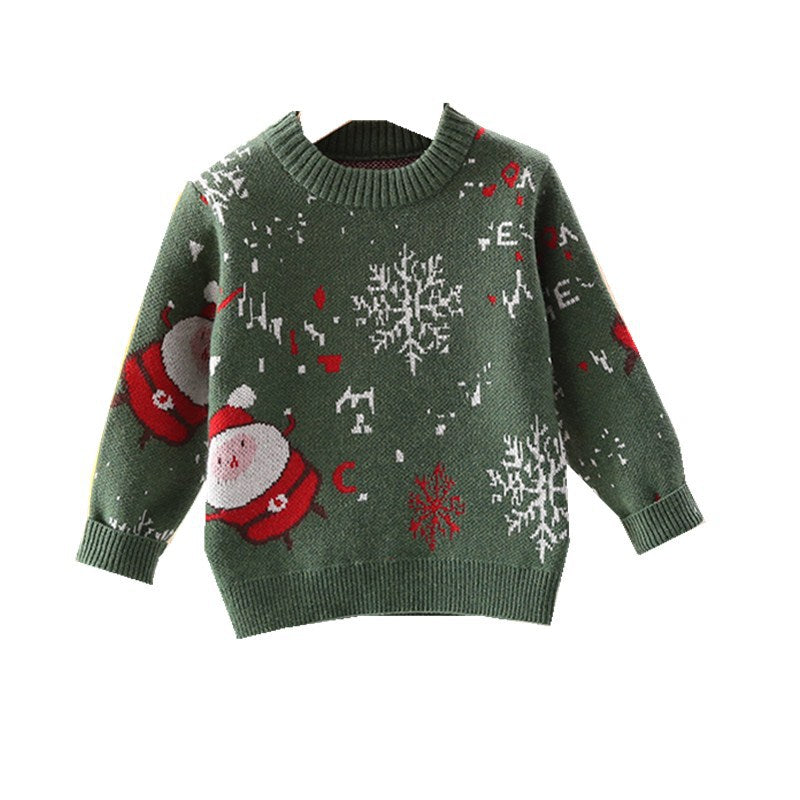 Christmas snowflake sweater - Mubimart -  