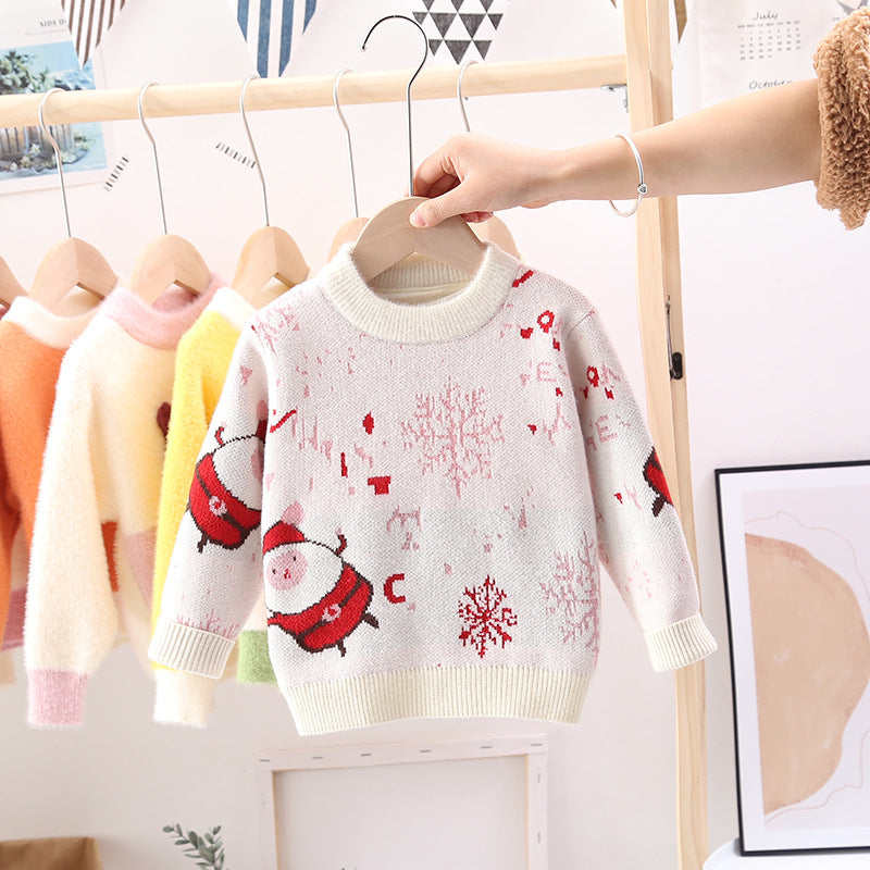 Christmas snowflake sweater - Mubimart -  