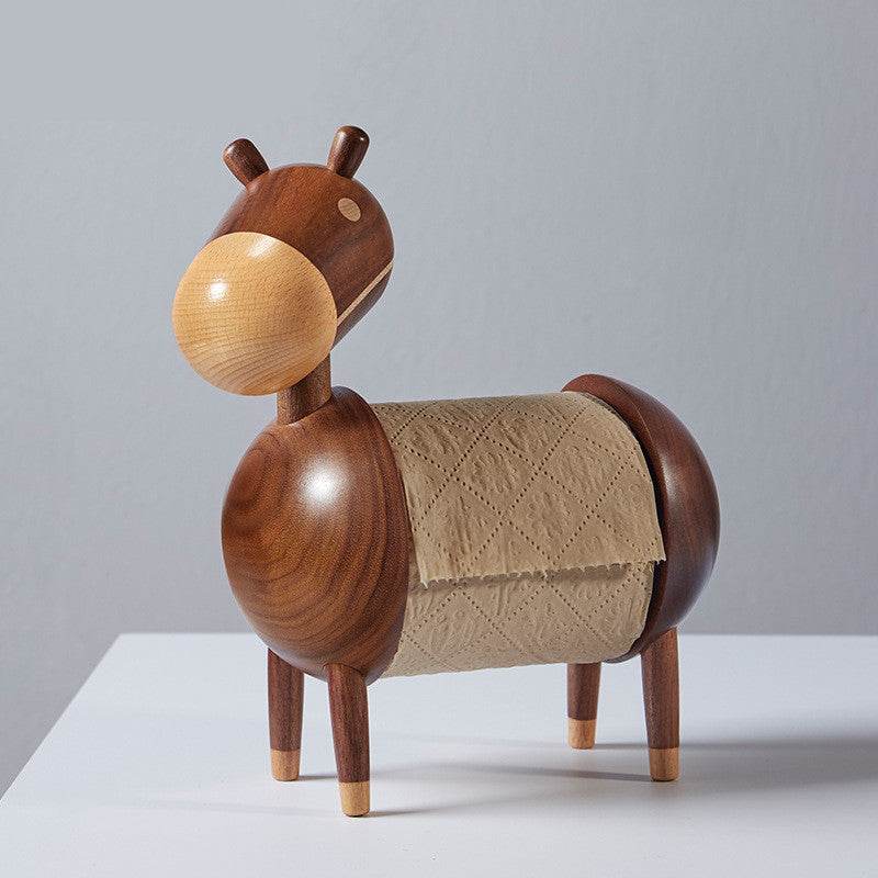 Chuxin Kitchen Paper Towel Holder Bathroom Wall Mounted Roll Paper Tube Little Donkey Paper Towel Holder Kitchen Roll Paper Holder Hanging Paper Towel Holder - Mubimart