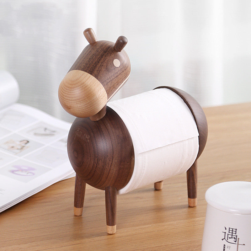 Chuxin Kitchen Paper Towel Holder Bathroom Wall Mounted Roll Paper Tube Little Donkey Paper Towel Holder Kitchen Roll Paper Holder Hanging Paper Towel Holder - Mubimart -  