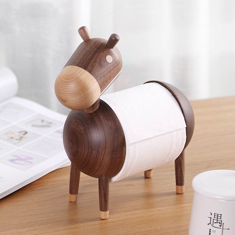 Chuxin Kitchen Paper Towel Holder Bathroom Wall Mounted Roll Paper Tube Little Donkey Paper Towel Holder Kitchen Roll Paper Holder Hanging Paper Towel Holder - Mubimart