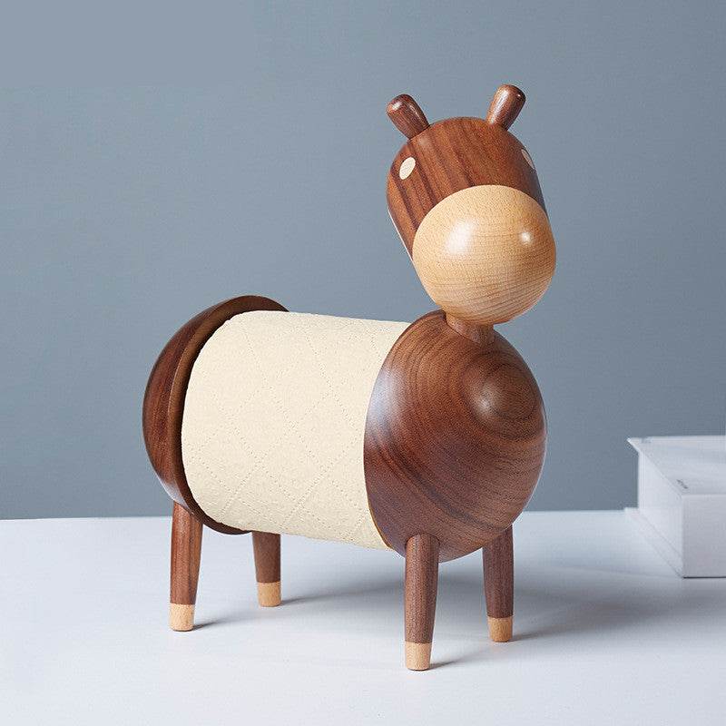 Chuxin Kitchen Paper Towel Holder Bathroom Wall Mounted Roll Paper Tube Little Donkey Paper Towel Holder Kitchen Roll Paper Holder Hanging Paper Towel Holder - Mubimart