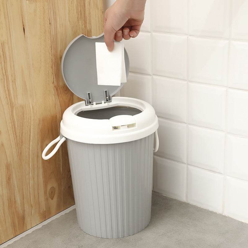Clamshell trash can plastic trash can - Mubimart