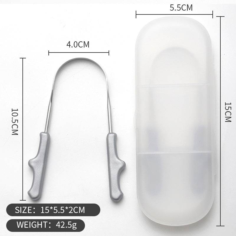 Cleaner Stainless Steel Set Tongue Scraper - Mubimart