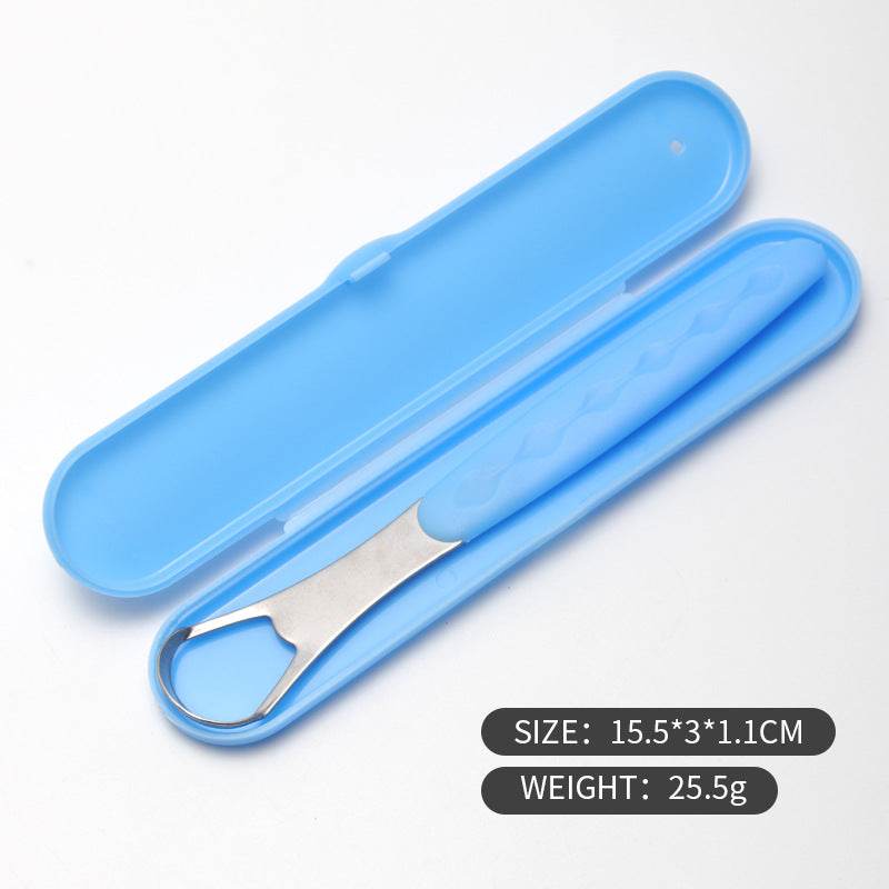 Cleaner Stainless Steel Set Tongue Scraper - Mubimart