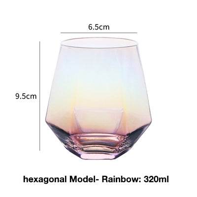 Clear glass cup whiskey glass - Mubimart